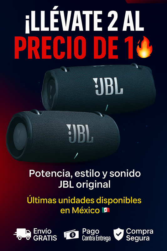 🤑 BOCINA JBL XTREME 3 🔊 PROMO 2x1 🏷️ ¡Aprovecha el Último Stock!